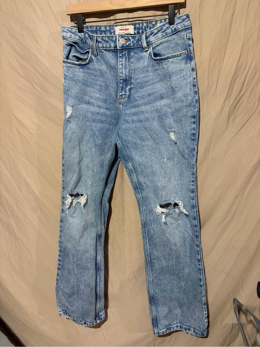 Wrangler high rise bold boot jeans